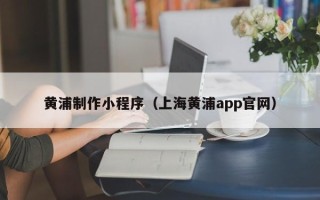 沧州黄浦制作小程序（上海黄浦app官网）