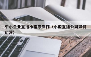 沧州中小企业直播小程序制作（小型直播公司如何运营）